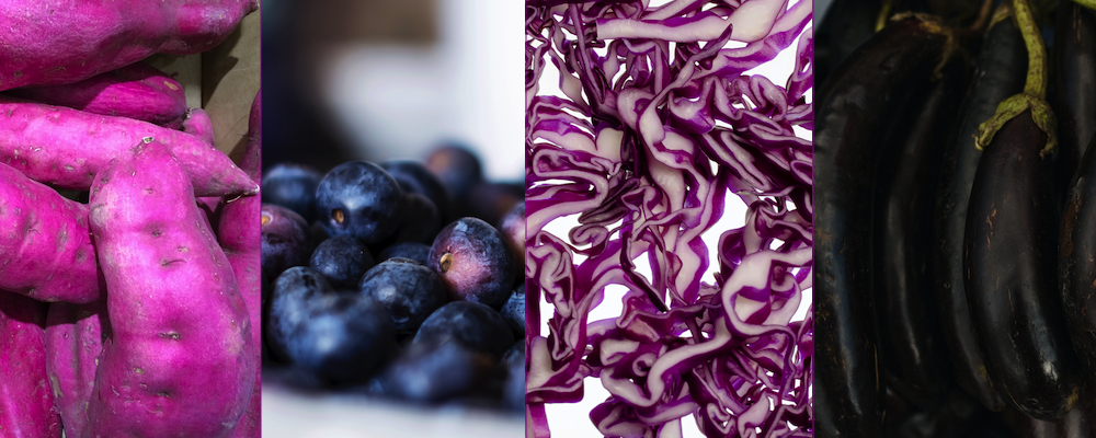 Anthocyanins provide the blue and purple colors on certain fruits and vegetables, which can be great for those with type 2 diabetes.